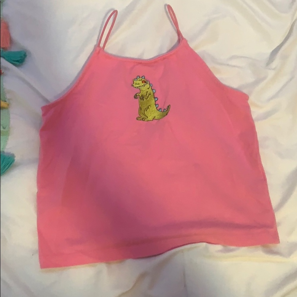 Pink tank top